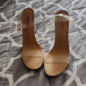 Transparent Heeled Sandals